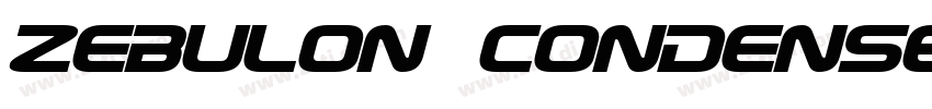 Zebulon Condensed字体转换
